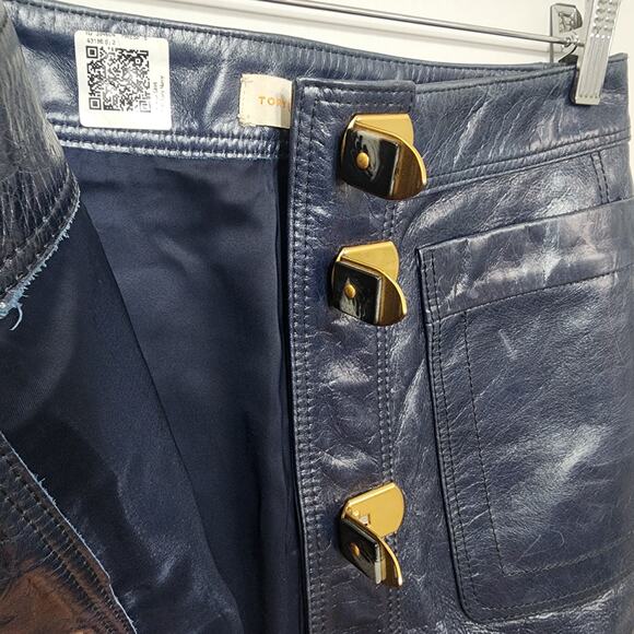 Tory Burch Leather Skirt - Picture 7 of 7